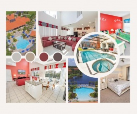 Disney Vacation Home with 7 Bedrooms, Private Pool, Hot Tub and Lake View