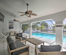 Tropical Cape Coral Villa on Canal with Lanai!