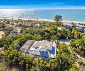 The Palm and Shell Captiva Island private luxury home with pool hot tub and beach access