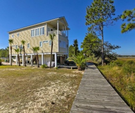 Riverfront Carrabelle Home with Furnished Patio!