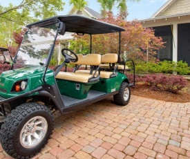 Nashville designer decorated with 6 seat golf cart and pet friendly!