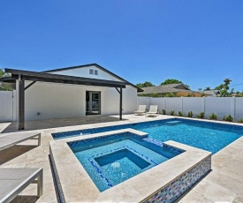 Chic Beach Home with Heated Pool 1 Mi to Ocean!