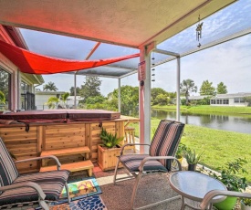 Waterfront House with Hot Tub and Pedal Boat!