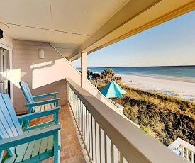 Beachfront Bliss - Gulf View & Pool, Steps to Sand condo