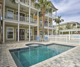 Panama City Beach Home with Private Dock and New Pool!