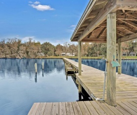 Riverfront Home With Dock, Fishing, Charcoal BBQ, AMAZING Sunsets!!