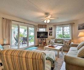 St Augustine Beach Condo with Patio and Pool Access!