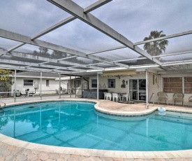 Quiet Canalfront St Pete Home Pool and Boat Dock!