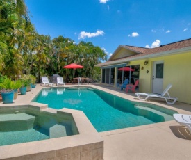 Heated Pool & Spa Home on a Scenic, Gulf Access Canal -Close to Bonita Beach!