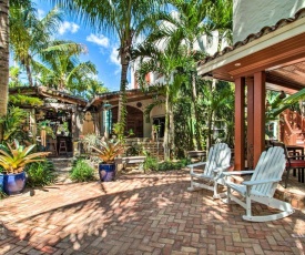 Luxe Home with Backyard Paradise, 1Mi to Beach!