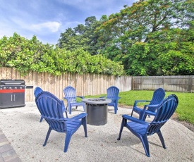 Modern Escape with Yard Less Than 4 Mi From the Beach!