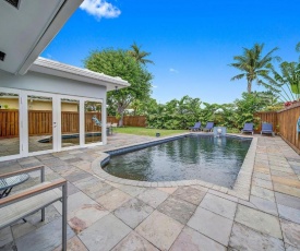 Upscale Modern Beach Home with Saltwater Pool home