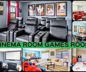 Multiple Cinema & Games Rooms at Champion Gates Sleep 32 People