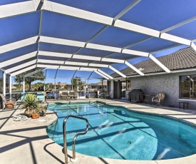 Canalfront Cape Coral Home with Pool and Dock!