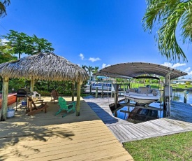 Canalfront Cape Coral Retreat with Pool and Dock!