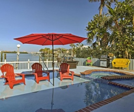 Indian Rocks Beach Home with Private Pool, Spa and Dock